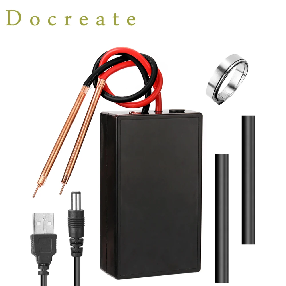 Docreate DIY Handheld 6 Gears Spot Welding Portable Adjustable Mini 0. 12mm For 18650 Battery Spot Welder Machine Tool Kit