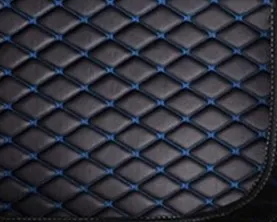 Black with Blue