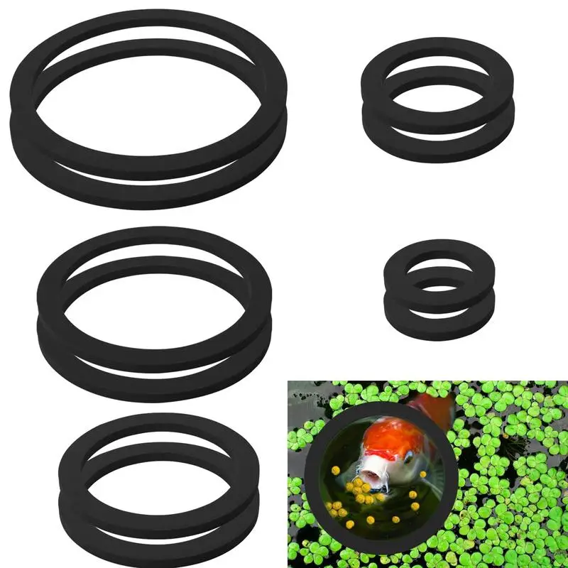 Anello Galleggiante Per Acquario 10 Pezzi Acquario Galleggiante Per Acquario Recinto Per Acquario Per Piante Galleggianti Riduce I Rifiuti Di Mangiato