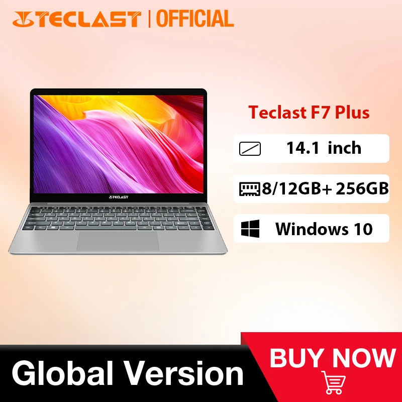 Teclast F7 Plus 14.1" Laptop 8GB/12GB RAM 256GB SSD Intel Gemini Lake