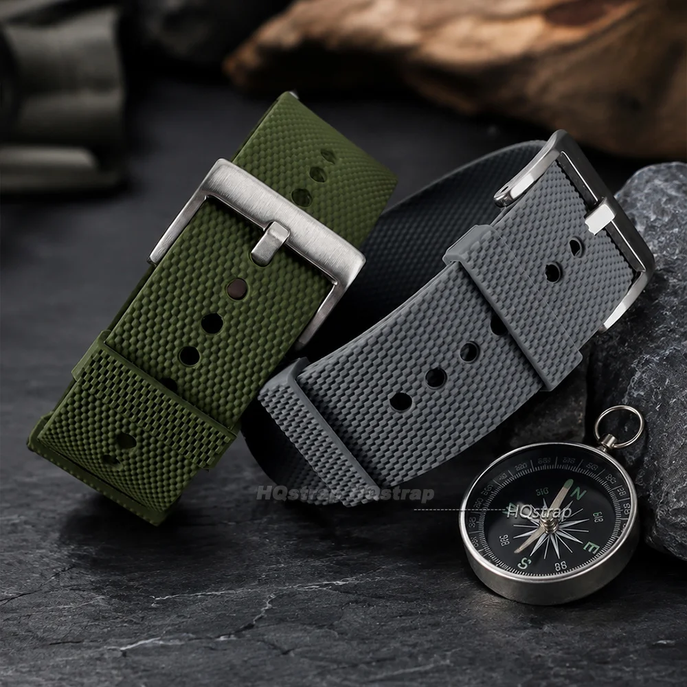 Premium Silicone Sport Watch Strap - Universal Waterproof Wrist Band Accessories