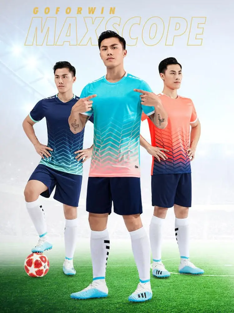 Adult Kid Football Jerseys Men Customize Soccer Uniform Sports Equipment Women Futsal Sportswear Child Training Tracksuit Outfit For Football Soccer