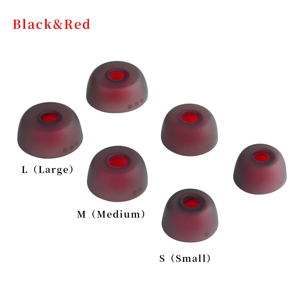 6Pcs Silicone Ear Tips for Anker Soundcore Life P2 P3 Eartips for SoundPEATS T2 T3 ANC Earbuds Tips TWS Earplugs Earphone 4-5mm