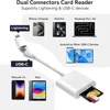 3 In 1 Card Reader Type-C Lightning to SD TF CF Memory Card Adapter For PC Laptop iPhone Memory CardReader Plug and Play SD Card 6