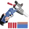 Double Barrel Shotgun Shell Ejecting Toy Nerf Gun Soft Bullet Toy Gun, Sawed-Off Shotgun Foam Darts Blaster with Cartridge Cases 1