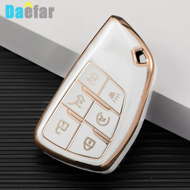 Premium TPU Key Fob Cover with 5-6 Button Slots