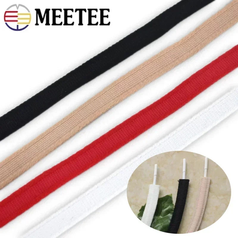 Nylon Webbing 20Meters 10/12mm Nylon Underwire Channeling Bra Ribbon for Handmade Sewing Underwear Wedding Dress Clothing Accessories