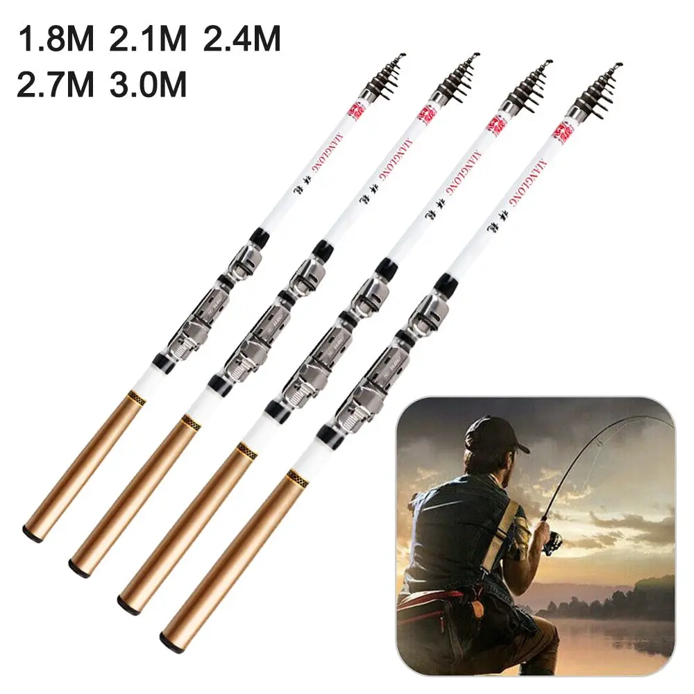 2.1m Ing Rod With Reel High Spinning Rod Portable Telescopic Trout