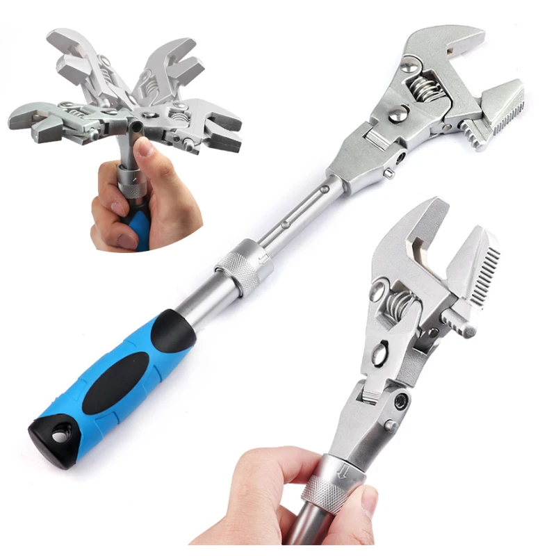 Multifunction Combination Ratchet Wrench, With Flexible Head, Dualpurpose Ratchet Tool, Ratchet
