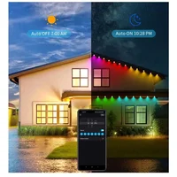 Outdoor Eaves LED light kit 16703IC(WS2812B) RGBIC 30 Pixels Addressable Led string Works With Alexa Google Home Assistant DC24V - Image 4