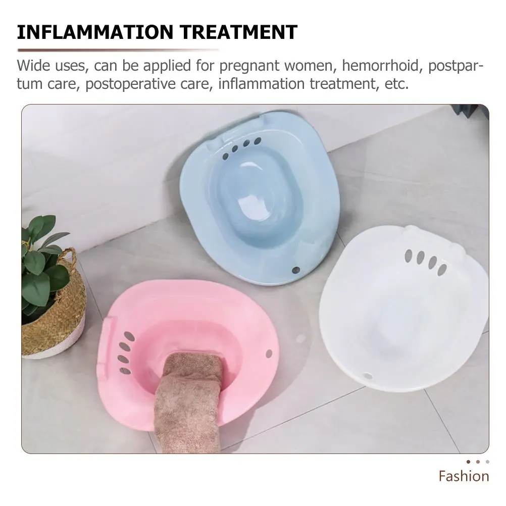 Toilet Sitz Bath Basin Sitz Bath Toilet Seat Wash Basin Private Parts Washing Basin for Pregnant Women Elderly Patient Toilet Sitz Bath Tub Bidet