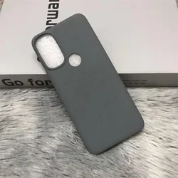 Premium Silicone Protective Phone Case Cover for TCL 20Y 20E (Gray)