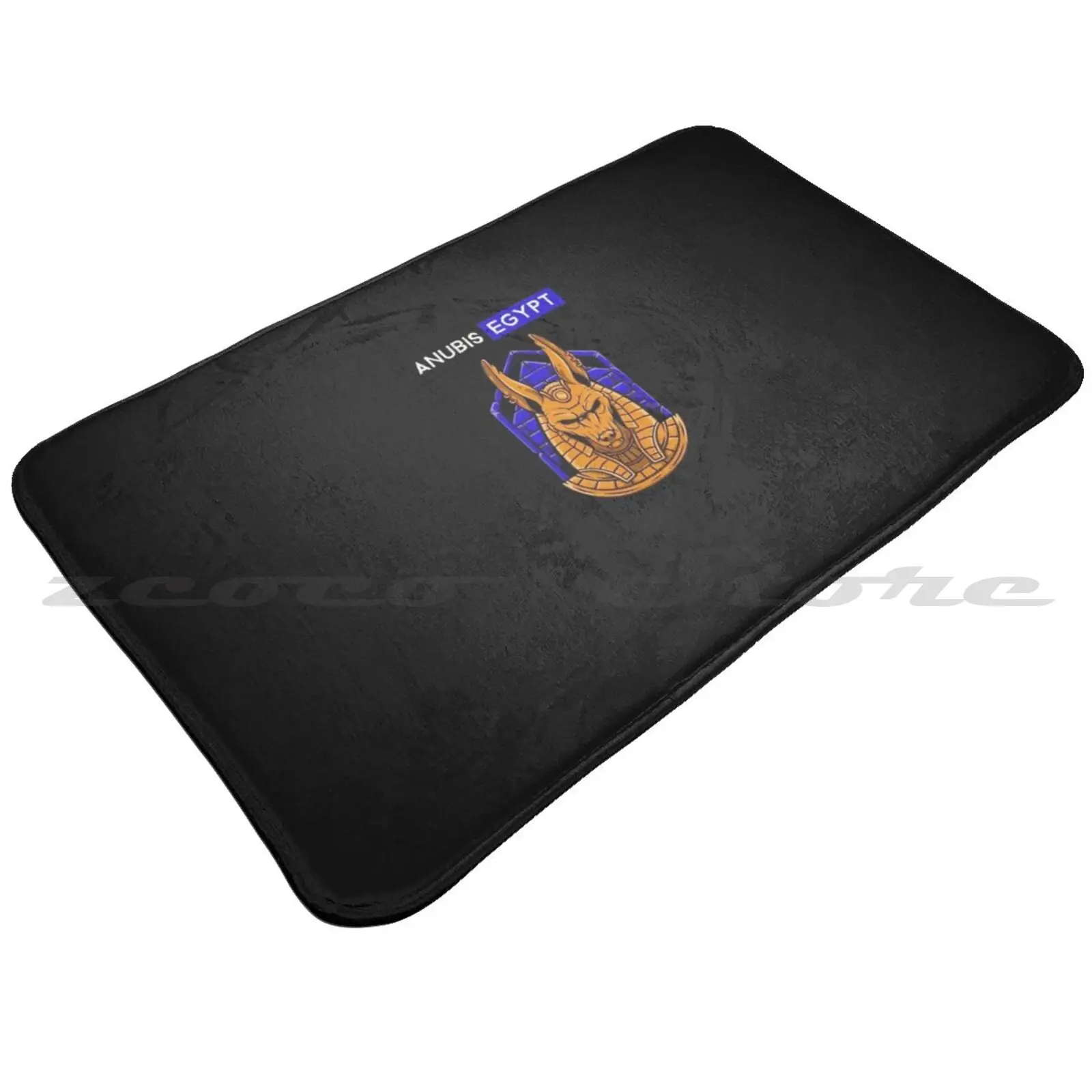 Anubis T Shirt Carpet Water Absorb Non-Slip Door Mat Egypt Ancient History God Pharoas Pyramids Cairo |