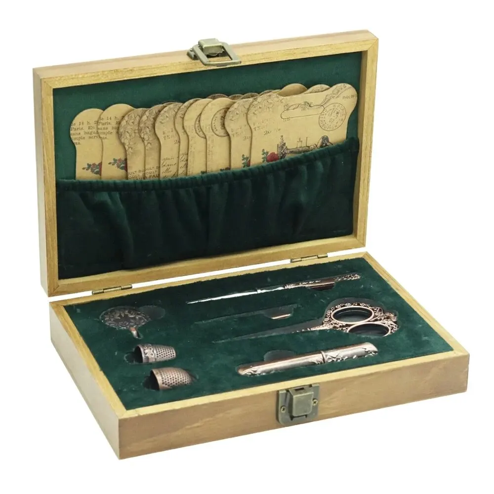 Hilitand Cesoie Artigianali Vintage Cesoie per Cucire a Punto Croce Piccolo Strumento per Ricamo a Forbice(Silver