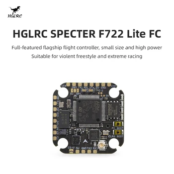 HGLRC SPECTER F722 Lite Flight Controller with ICM42688 Gyro & ELRS 2.4G Receiver Low Latency Anti-Interference for FPV Drone RC 1