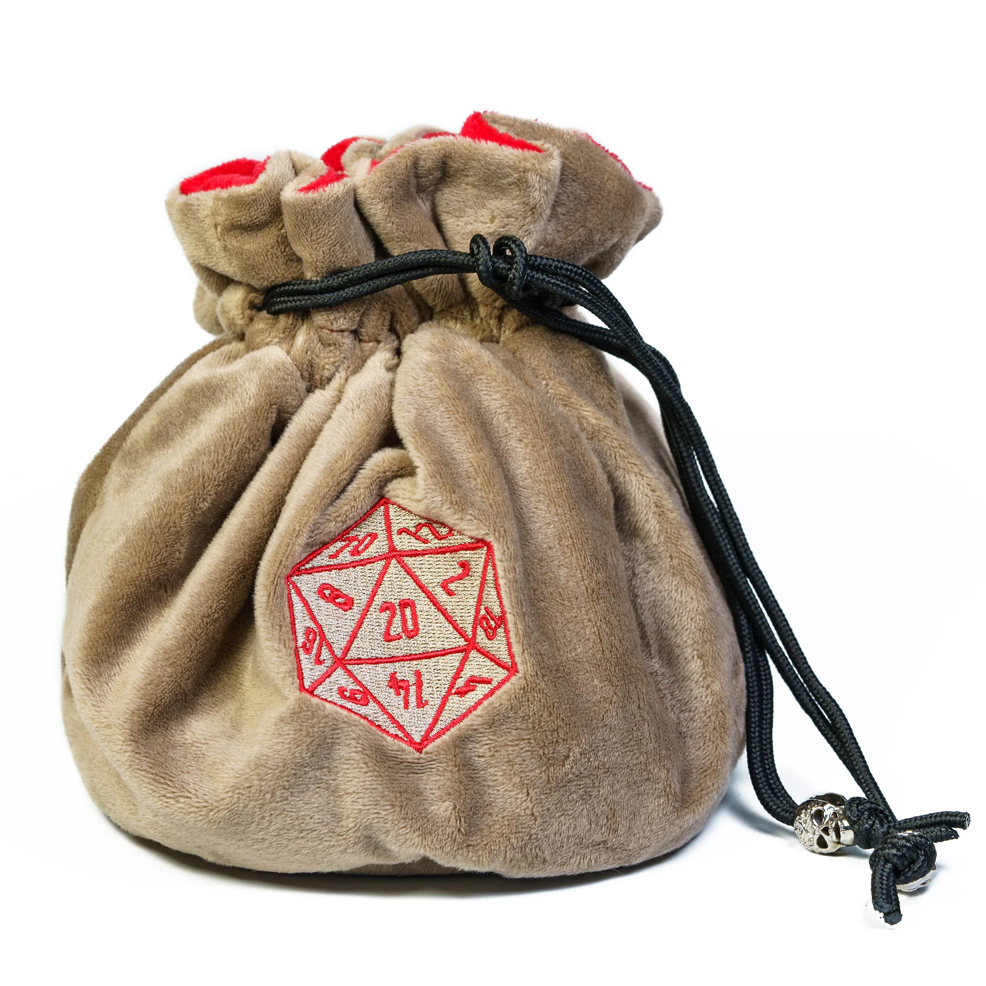 Retro Polyhedral Numbers - Dice Bag – DND