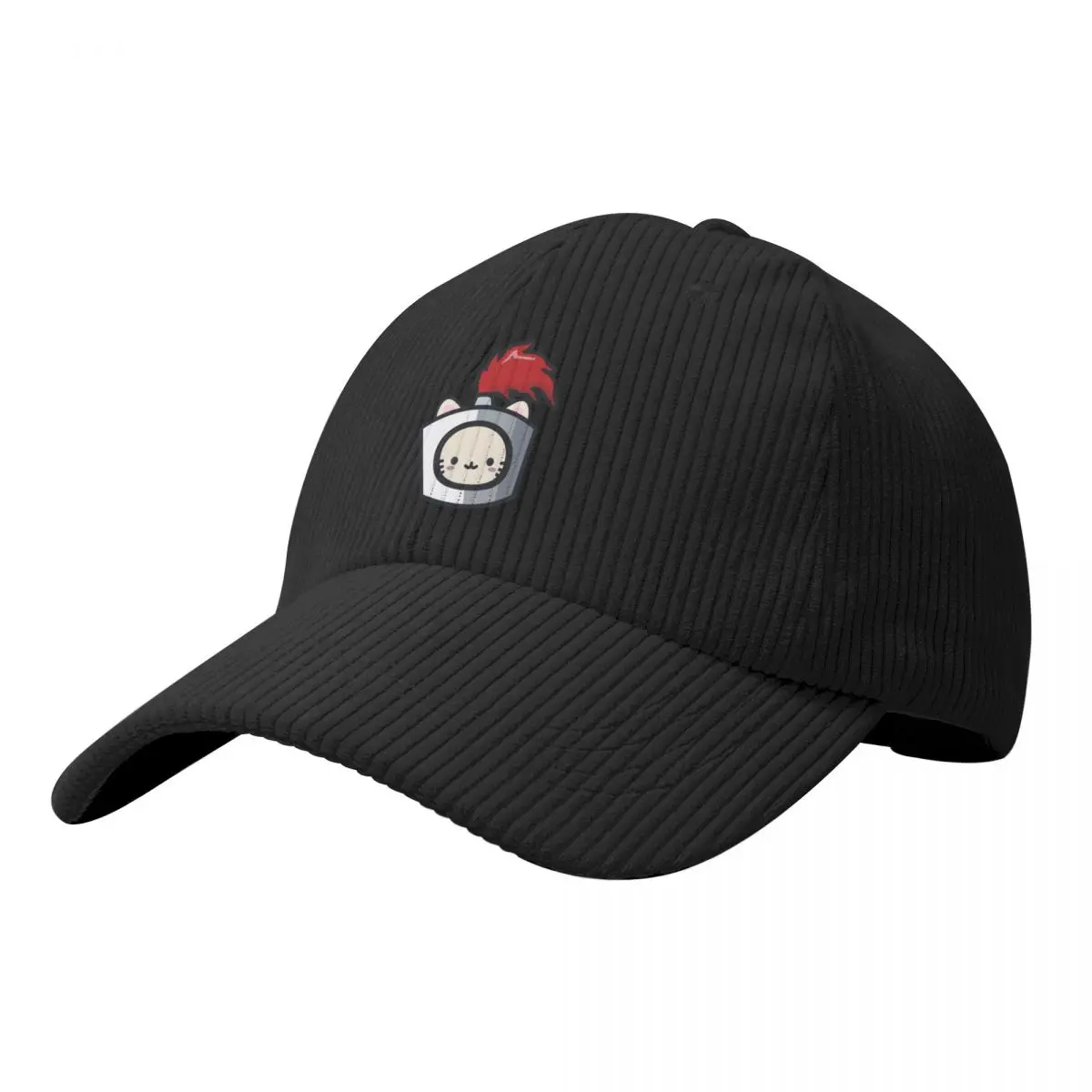 

Cat in armor Baseball Cap Rugby Visor Mens Women's