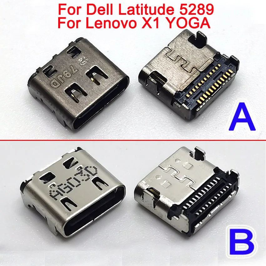 10-50PCS NEW Original USB Type C Type-C DC Power Jack Port Charger Connector For Dell Latitude 5289 For Lenovo X1 YOGA