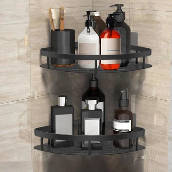 No-Drill Shower Storage Rack Corner Shelf 1