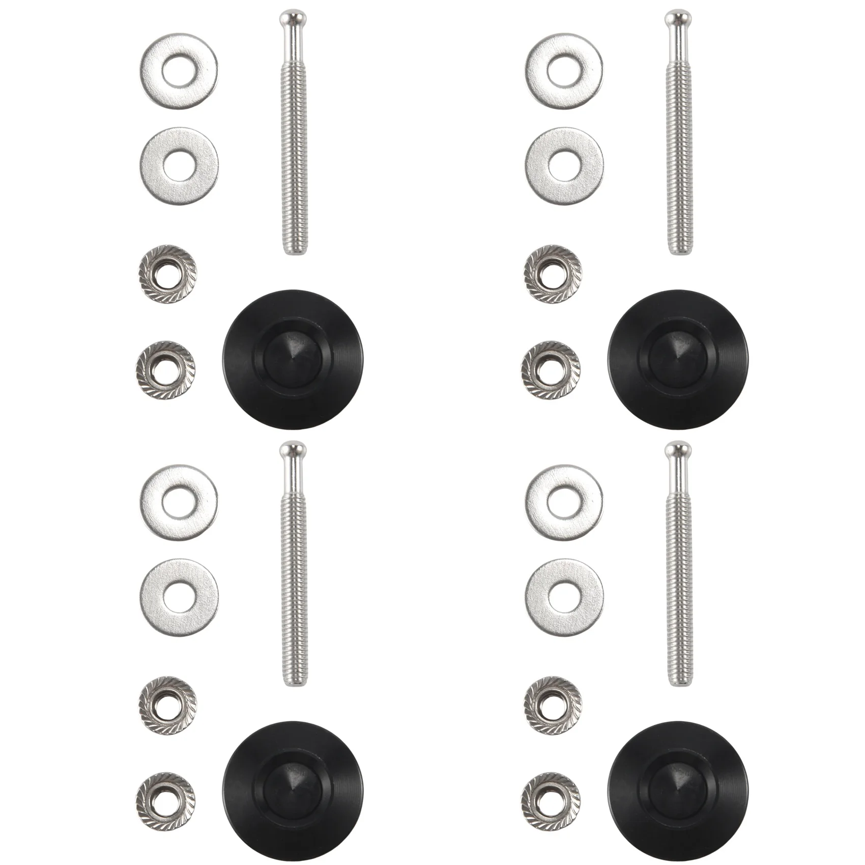 

4х кнопочный быстросъемный зажим для бампера