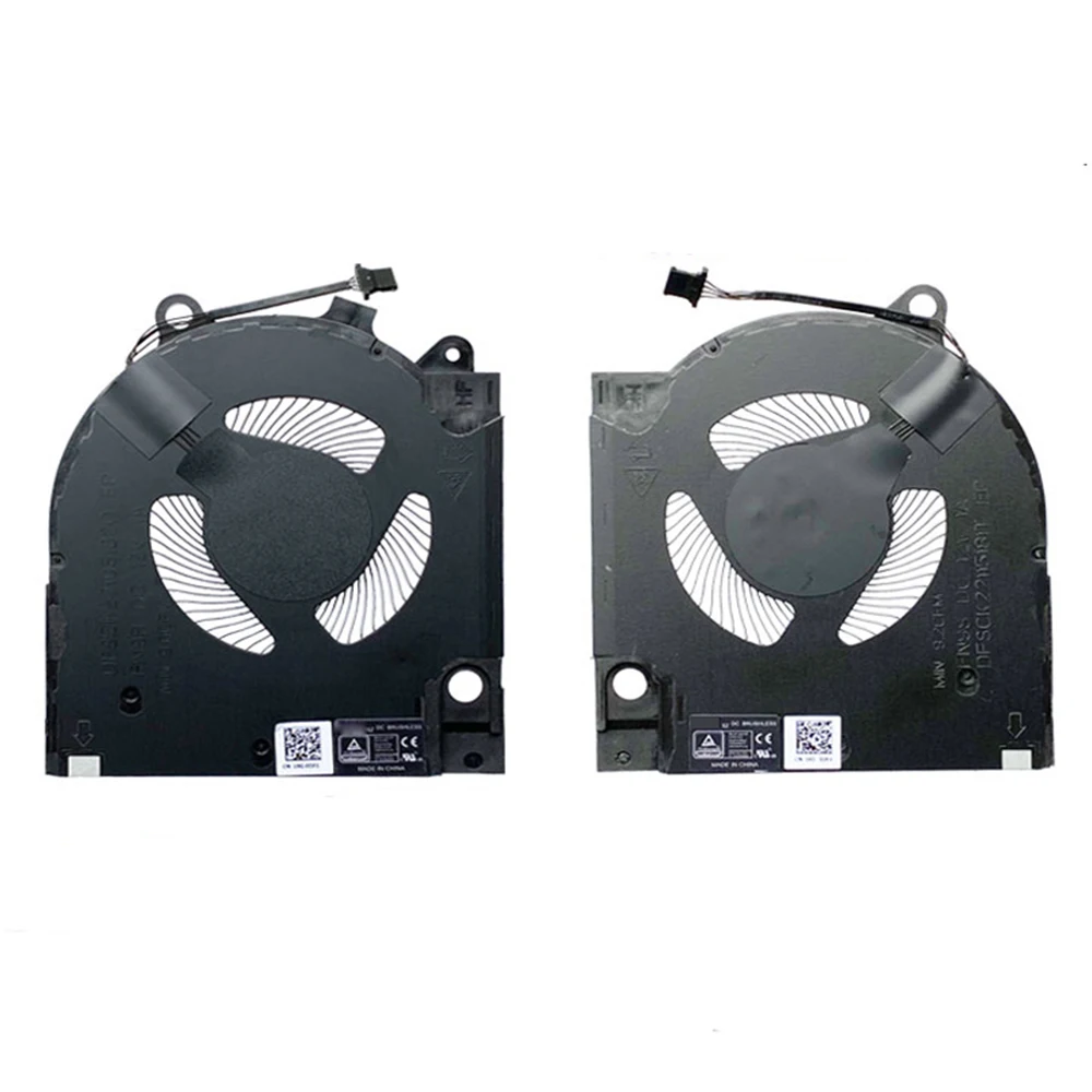 Laptop Fan For DELL G15 5510 5511 5515 RTX3050 RTX3060 DFSCK22105182Q FN9R DFSCK22115181T FN9S DC12V 1A A Pair
