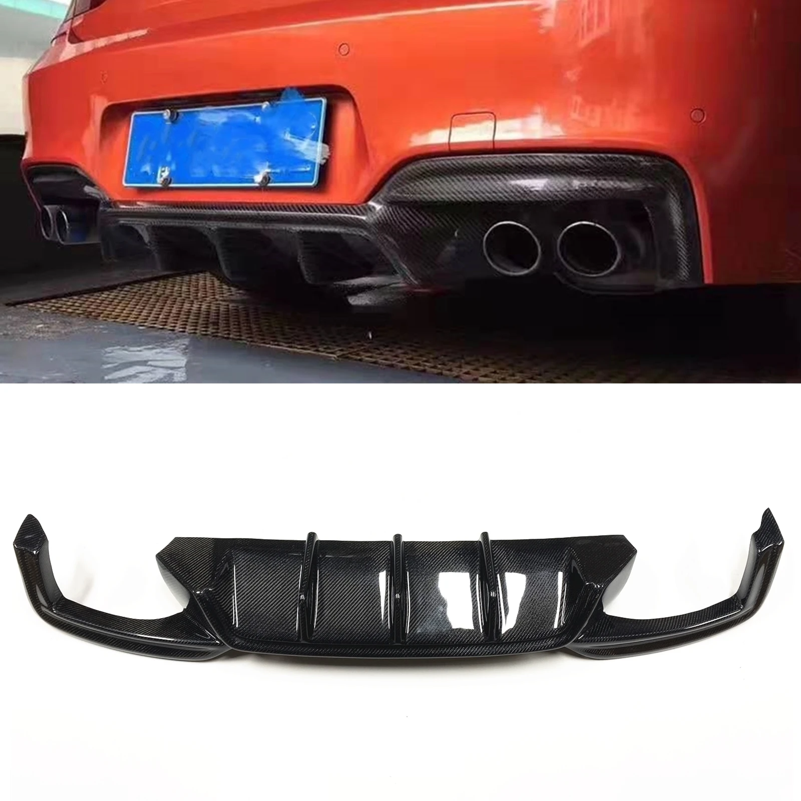 

Rear Bumper Diffuser Lip Splitter Spoiler Plate For BMW F06 F12 F13 M6 2012 2013 2014 2015 2016 M Sport