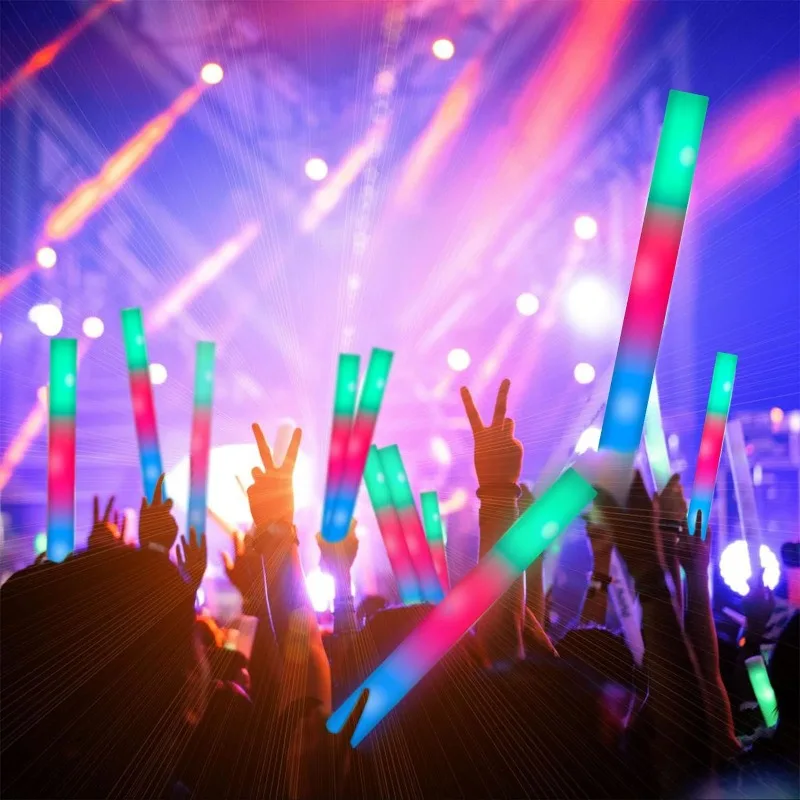 10PCS Glow Stick Light Up Party Supplies Konzert Festival Requisiten Halloween Hochzeit Feier Karneval Nacht Event Dekor – Detail 2