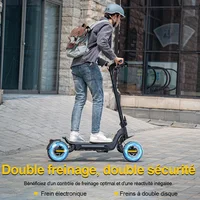 Trottinette Électrique Adulte TODIMART X5S, Double Moteur 490W, Batterie 48V 18.2Ah, Pneus Tout-Terrain, Déverrouillage Intelligent APP 5