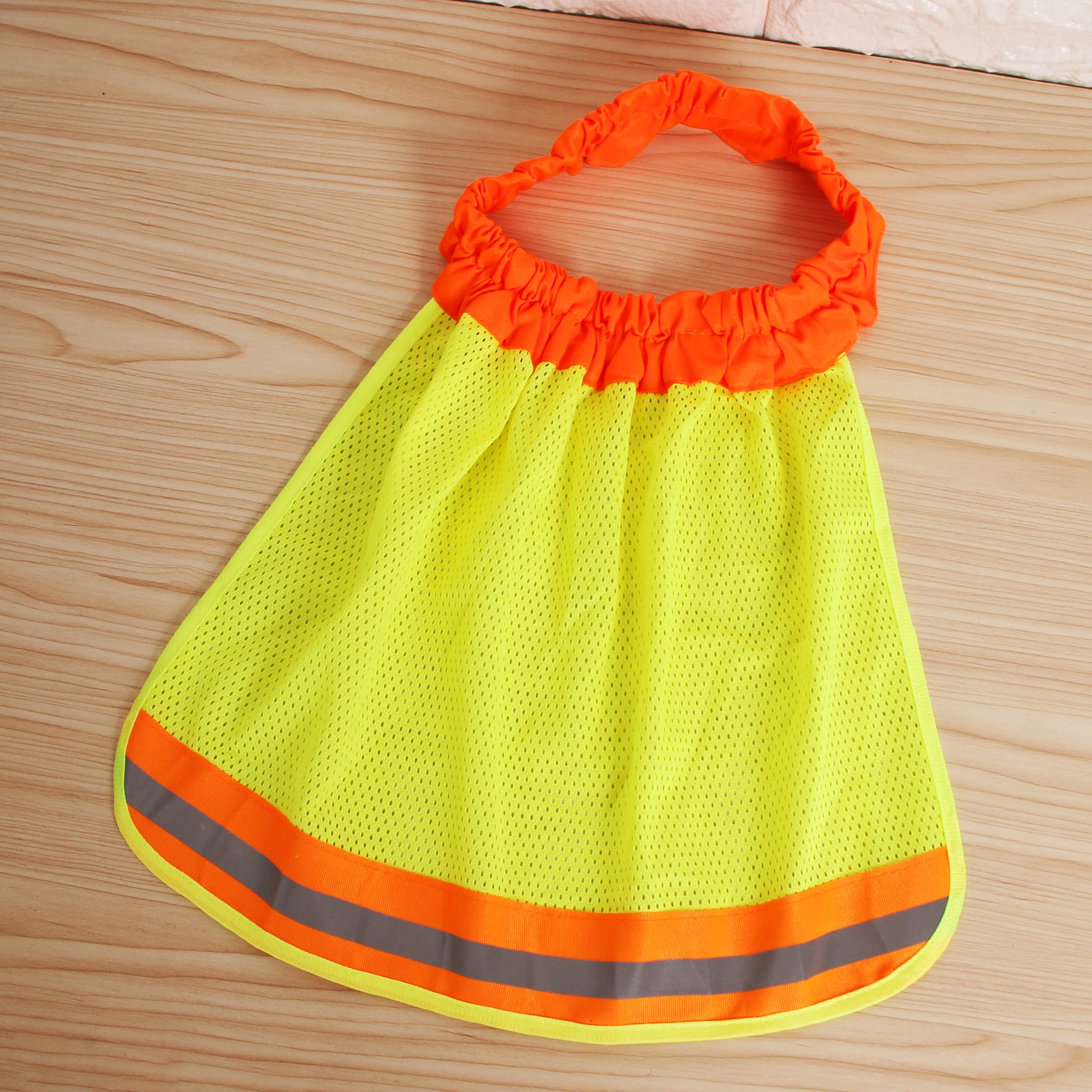Summer Sun Shade Safety Hard Hat Neck Shield Helmets Reflective Stripe Useful Mesh Reflective Cap Cover For Construction Workers safety helmet tactical helmet garden trimmer helmet