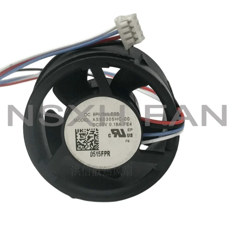 

Electronics ASB0305HC-00 5V 0.18A 30x30x10mm 4-Wire Server Cooling Fan