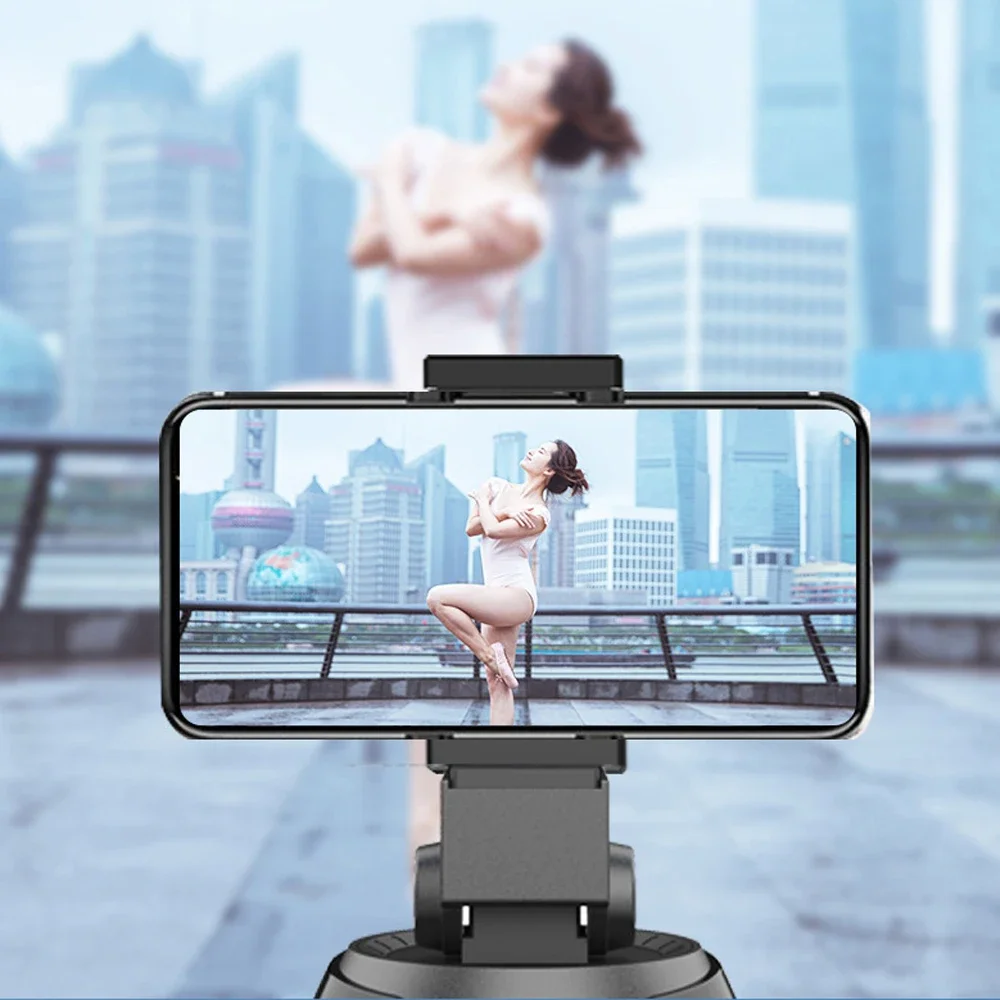 Auto Face Tracking Camera Gimbal Stabilizer Smart Shooting Holder 360 Rotation Selfie Stick Tripod for Live Vlog Video Recording