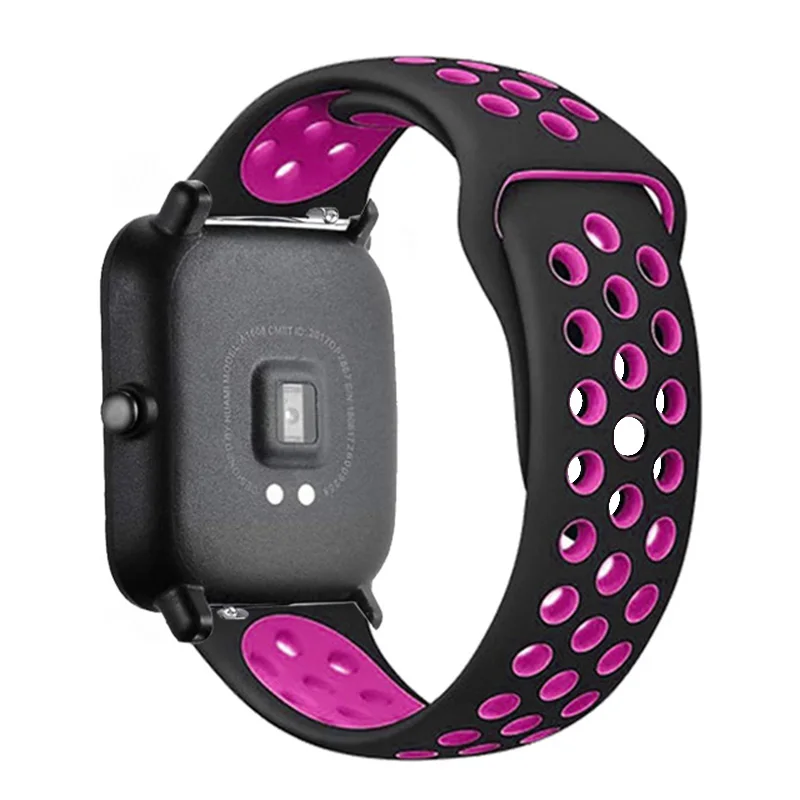 Universal 20mm 22mm Silicone Smartwatch Band – Durable Sport Strap Bracelet in Multiple Colors