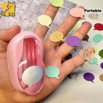 Fustella Decorativa a Forma di Bolla di Parole per Scrapbooking, Creazione di Biglietti Fai-da-Te, Album Fotografici - Strumento Artigianale per Bambini