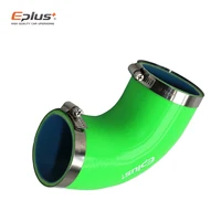 ท่อซิลิโคนอเนกประสงค์ EPLUS ข้อต่อ 90 องศา สำหรับรถยนต์ อินเตอร์คูลเลอร์ ท่อไอดีเทอร์โบ ข้อต่อซิลิกาเจล สีเขียว หลายขนาด 6