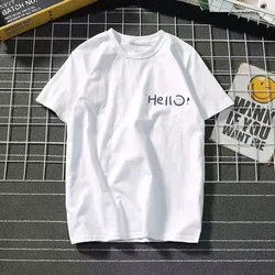 Unisex Fashionable Patterned Short Sleeve T - Shirt - XXXL (Small pattern)