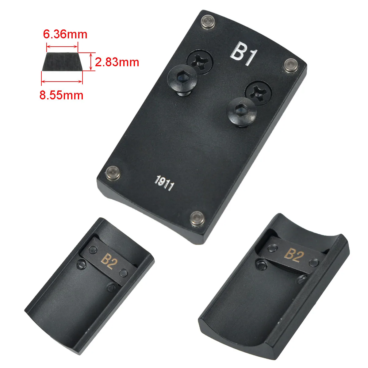 MONTAGE ADAPTATEUR POINT ROUGE TRIJICON RMR POUR GLOCK MOS AC32064