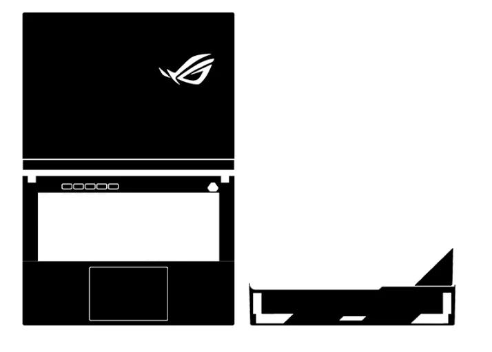 Personalizza Dimensioni Stile 1 Pz Pelle Pre-Tagliata Adesivi In Vinile Custodia Protettiva Per 2023 Asus Rog Strix G16 G614 G614J