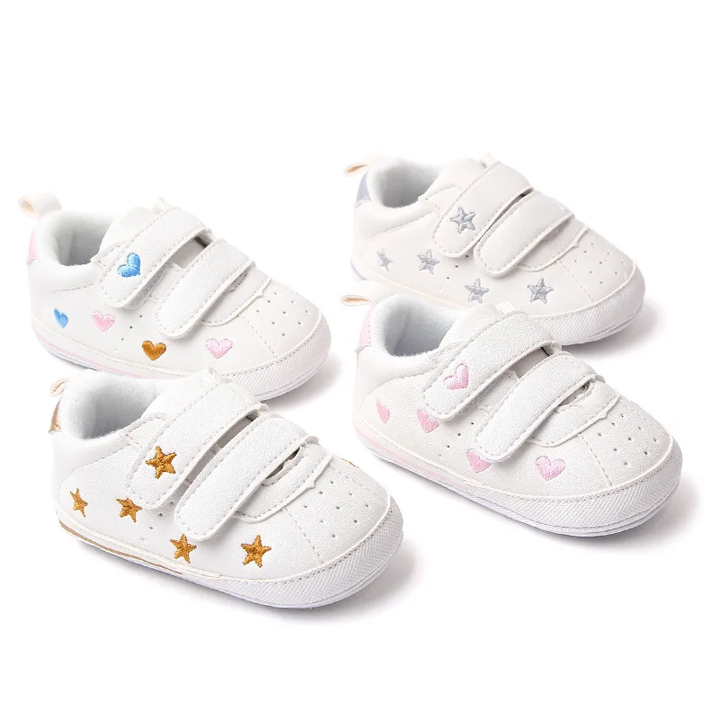 

Casual Baby Shoes Baby Girl Crib Shoes Cute Soft Sole Prewalker Sneakers Infant Walking Shoes Toddler First Walker 0-18Month