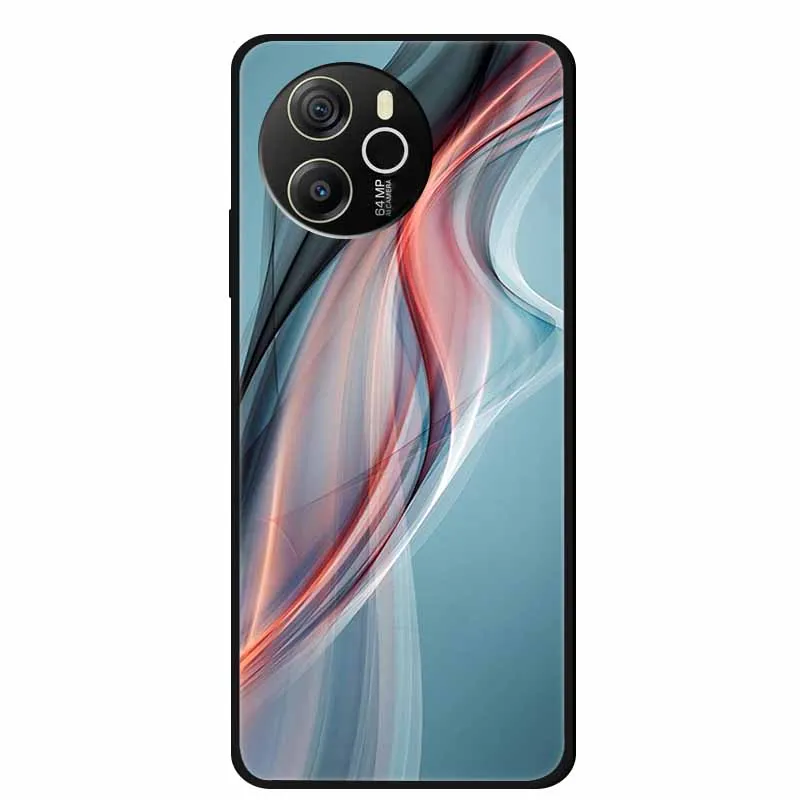 Black Silicone Soft Back Protective Case Cover