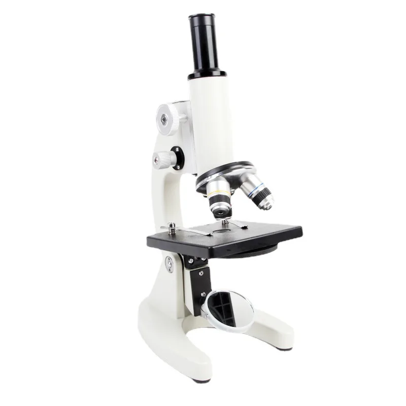 Optical microscope for Adults Kids 64X-2400X Magnification Compound Microscope with Microscope Slides Fill Light for Students 4