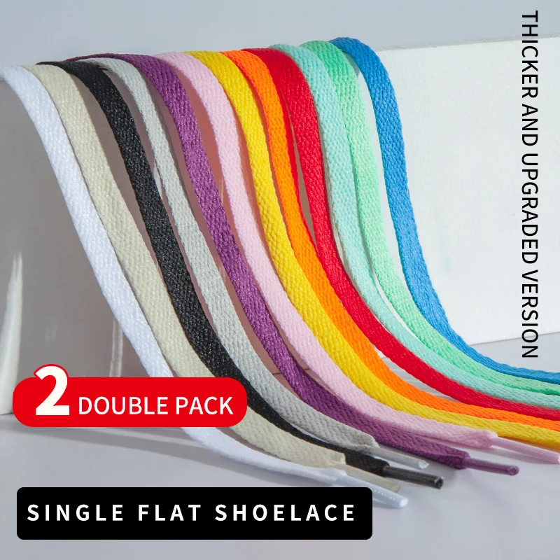 

Thicken Flat Shoelaces for Sneakers 36colors No Elasticity Laces White Black Shoe Lace Boot Laces for Shoes Classic Shoestrings
