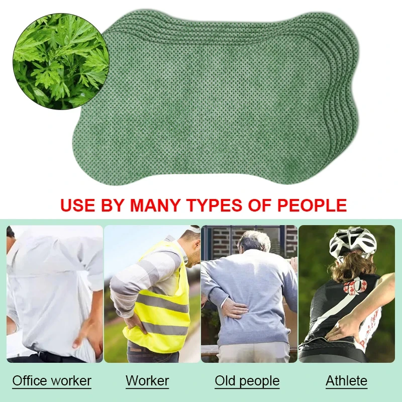 12PCS Back Patch Long-lasting Hot Paste Lumbar Spine Sticker Acupuncture Patches Relax Muscle Lumbar