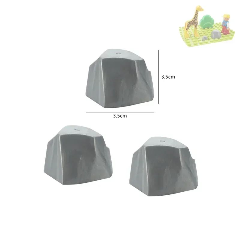 Outdoor Forest Building Block Set - Flower, Grass, and Tree Adornments for Kids