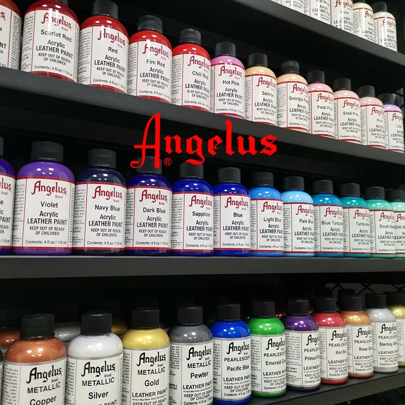 America Angelus Acrylic Leather Paint 118ml/4oz Changed Custom-made Hand  Sneaker Painted Graffiti Bag Shoes Paint Without Fading - AliExpress