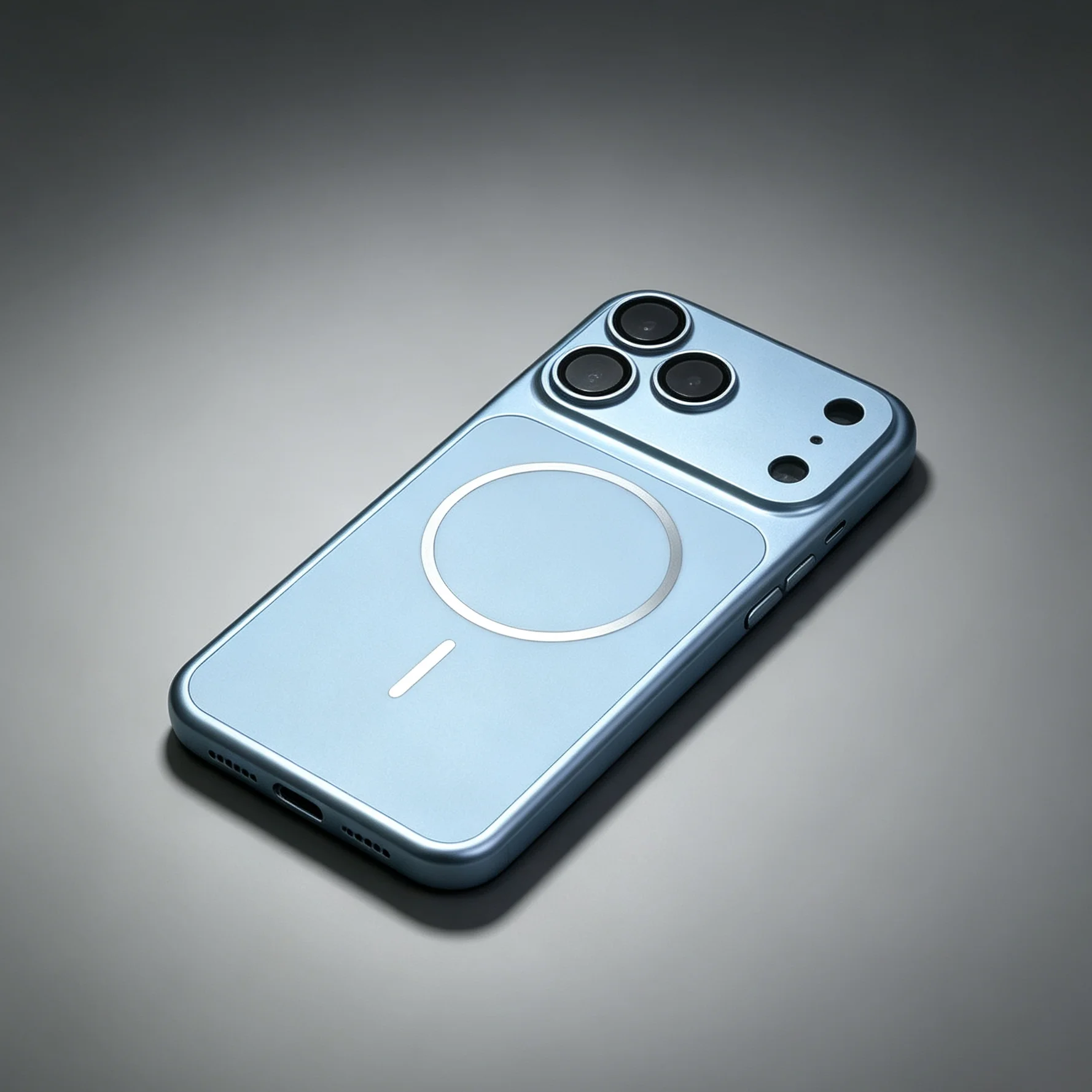 Enhanced Magnetic Metal Charge Case with Large Window Plating - Rugged Protective Cover