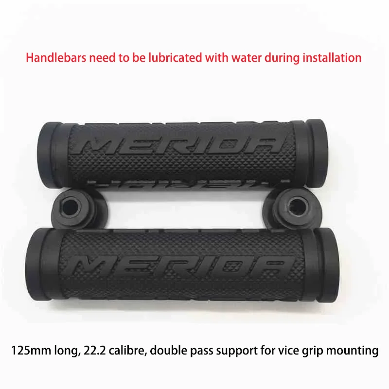 MERIDA Bicycle Grip Rubber Handle Case Shock Absorption and Non-slip bicycle handlebar grips,bike handlebar grips,bike handle grips