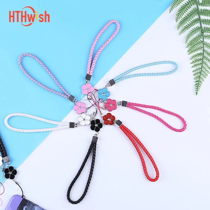 Купить Mobile Phone Strap Smart Key Holder Ring Flower Lanyard Accessory Cord Hand Rope Keychain for iPhone x  Мобильные телефоны и | Ремешки для телефонов (1005001704320510)