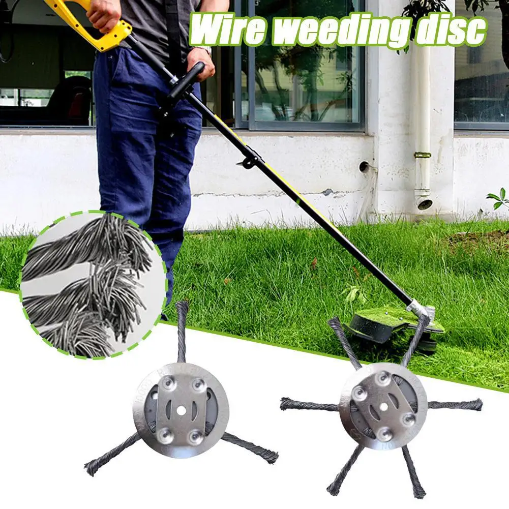 Steel Wire Trimmer Head for Cordless Grass Trimmers Garden Accessory