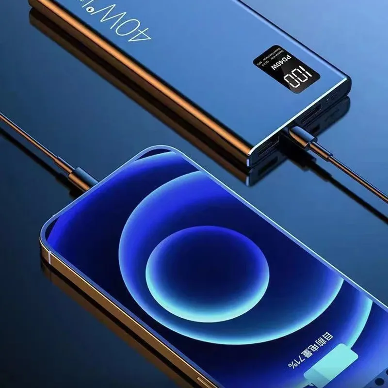 wireless charging power bank 40W Super Fast Charge 20000mAh Power Bank Two-Way Fast Charge Large Capacity Battery Suitable For Apple Huawei Xiaomi Laptop wireless power bank