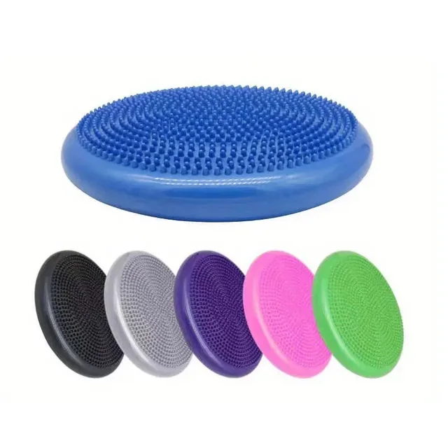 Balance Pad Yoga Massage Seat Cushion Thickened Explosion-Proof Balance Ball Inflatable Massage Seat Cushion Balance Plate 2